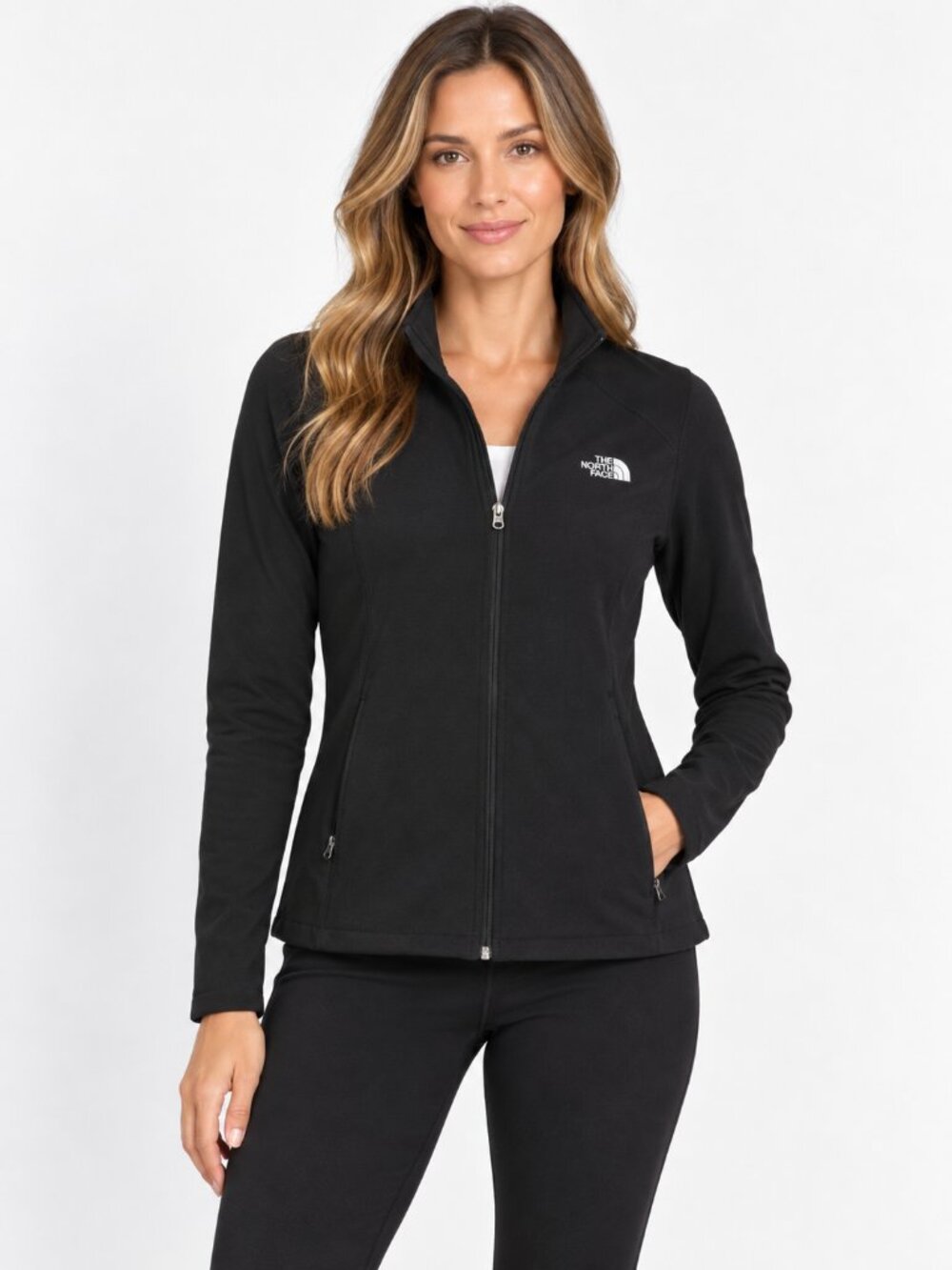 The North Face Women’s Black Full-Zip Jacket Black XL